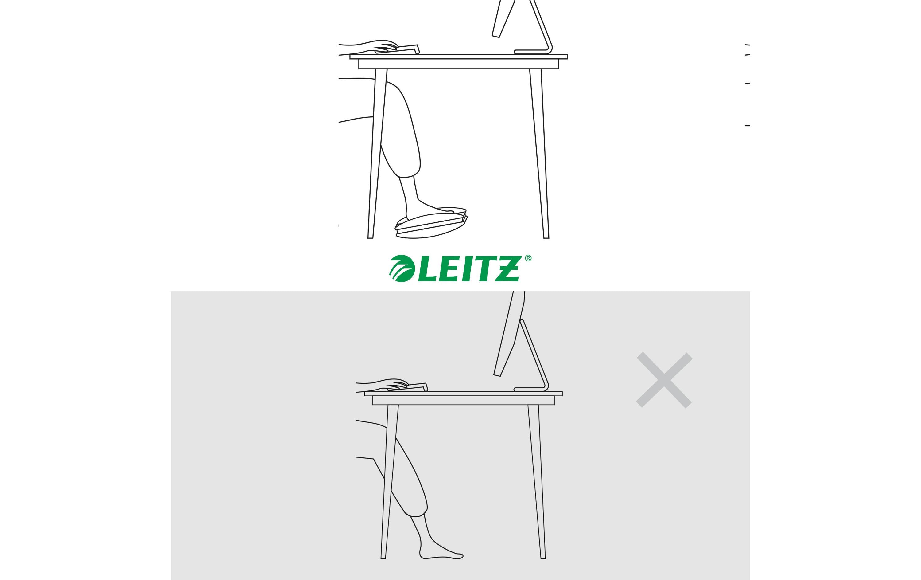 Leitz Ergo verstellbare Fussstütze