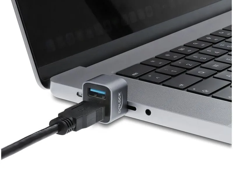 Delock USB Hub (Mini, USB Type-C Stecker, 1 x USB 10 Gbps)