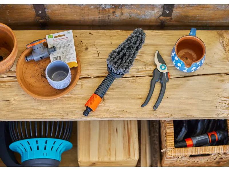 GARDENA Cleansystem Wasch-Set mit Handbürste S soft