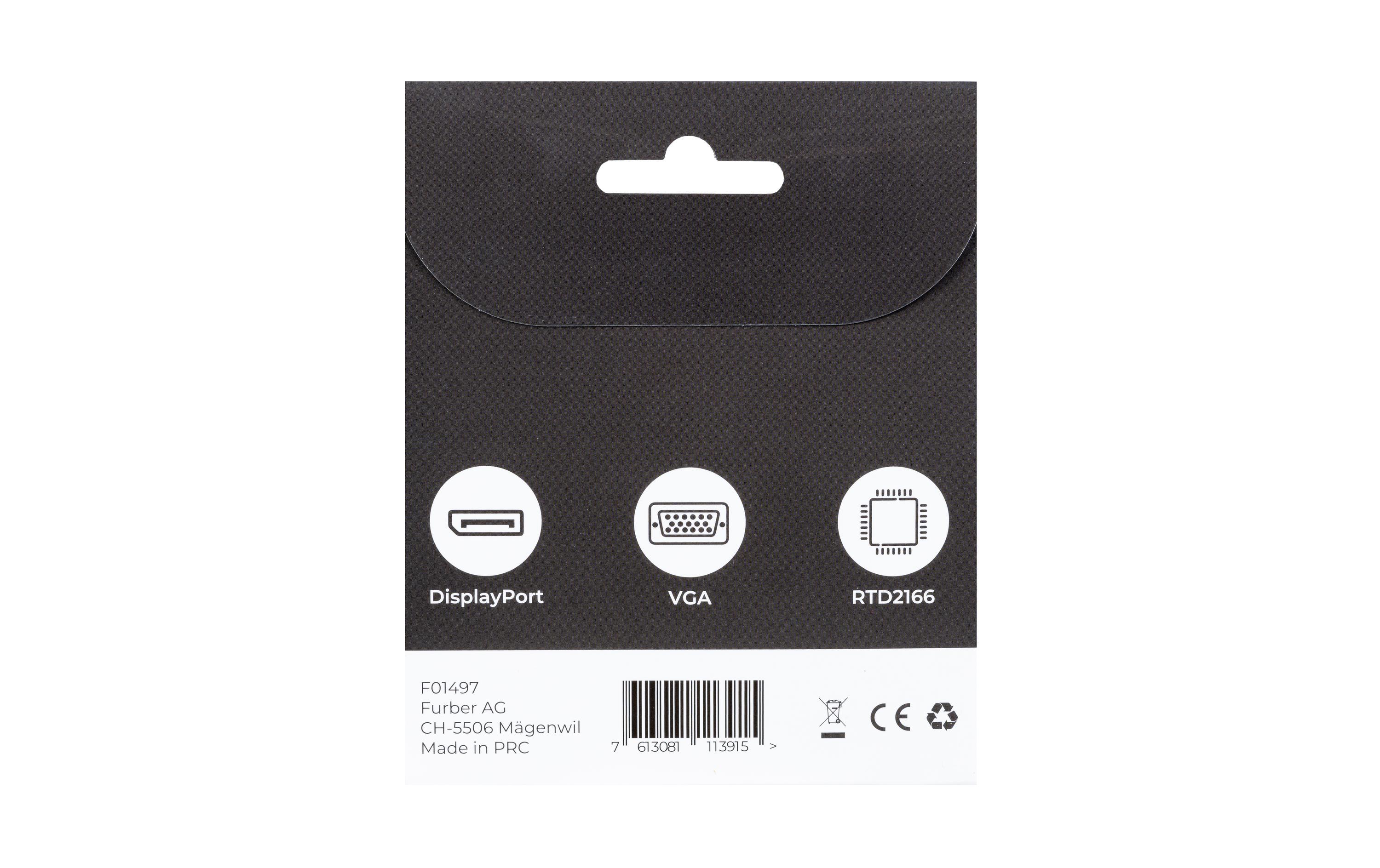 onit Adapter DisplayPort - VGA, 1 Stück