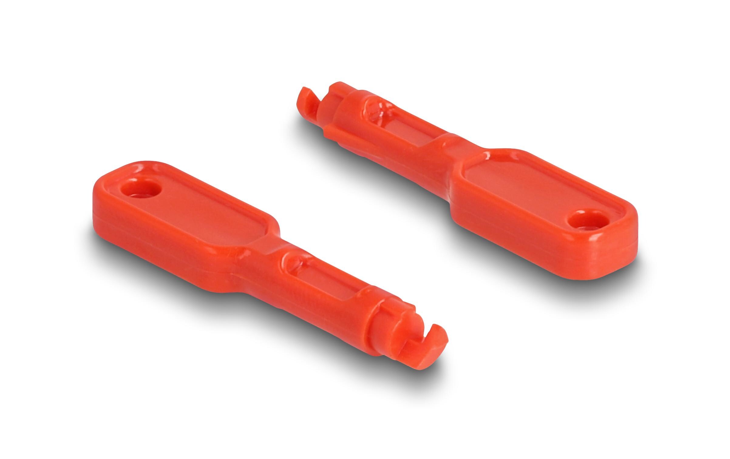 Delock RJ45 Port Blocker Set für RJ45 Buchse 1 Stück