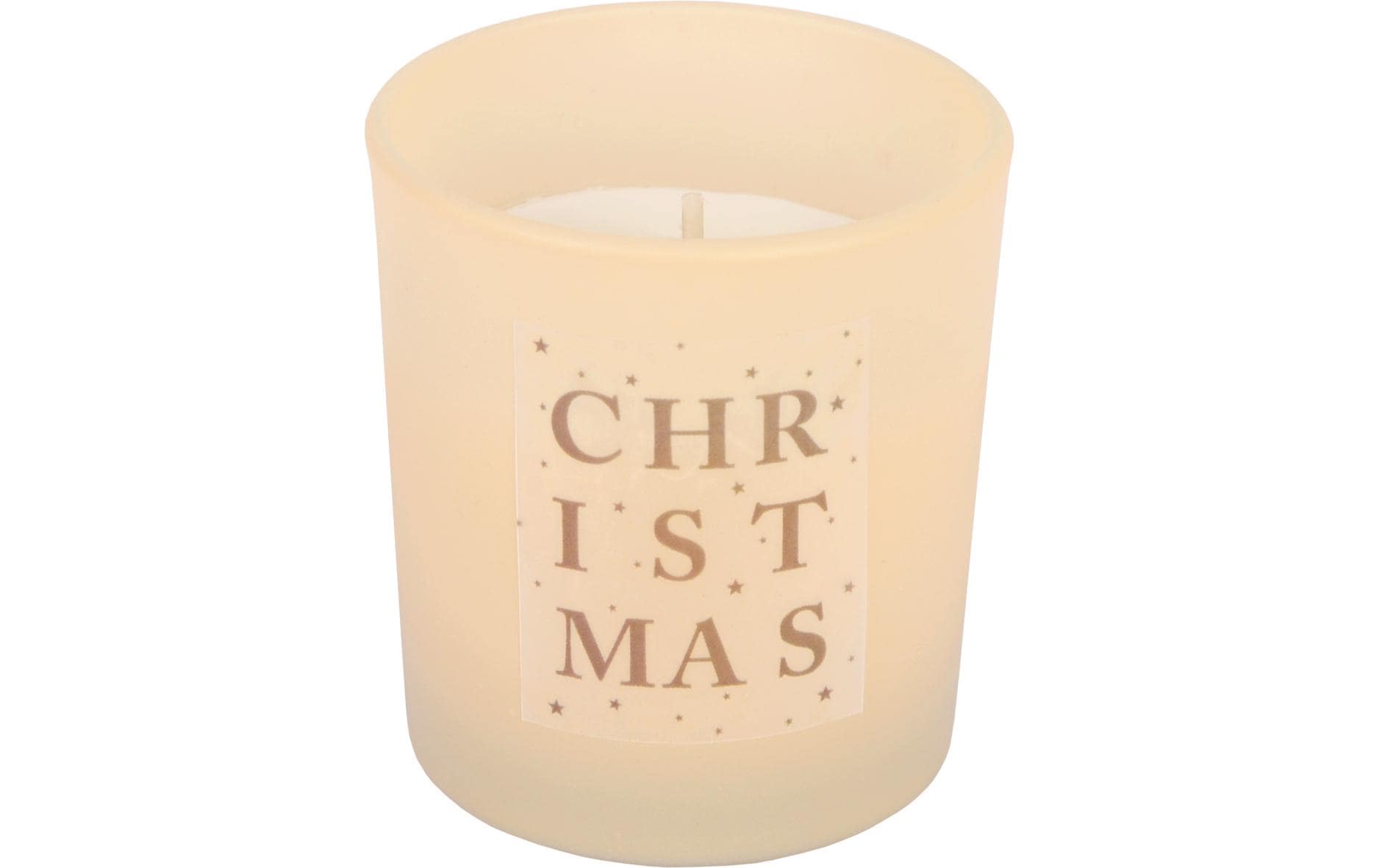 müller Kerzen Kerzenglas Vanilla Dream Weiss