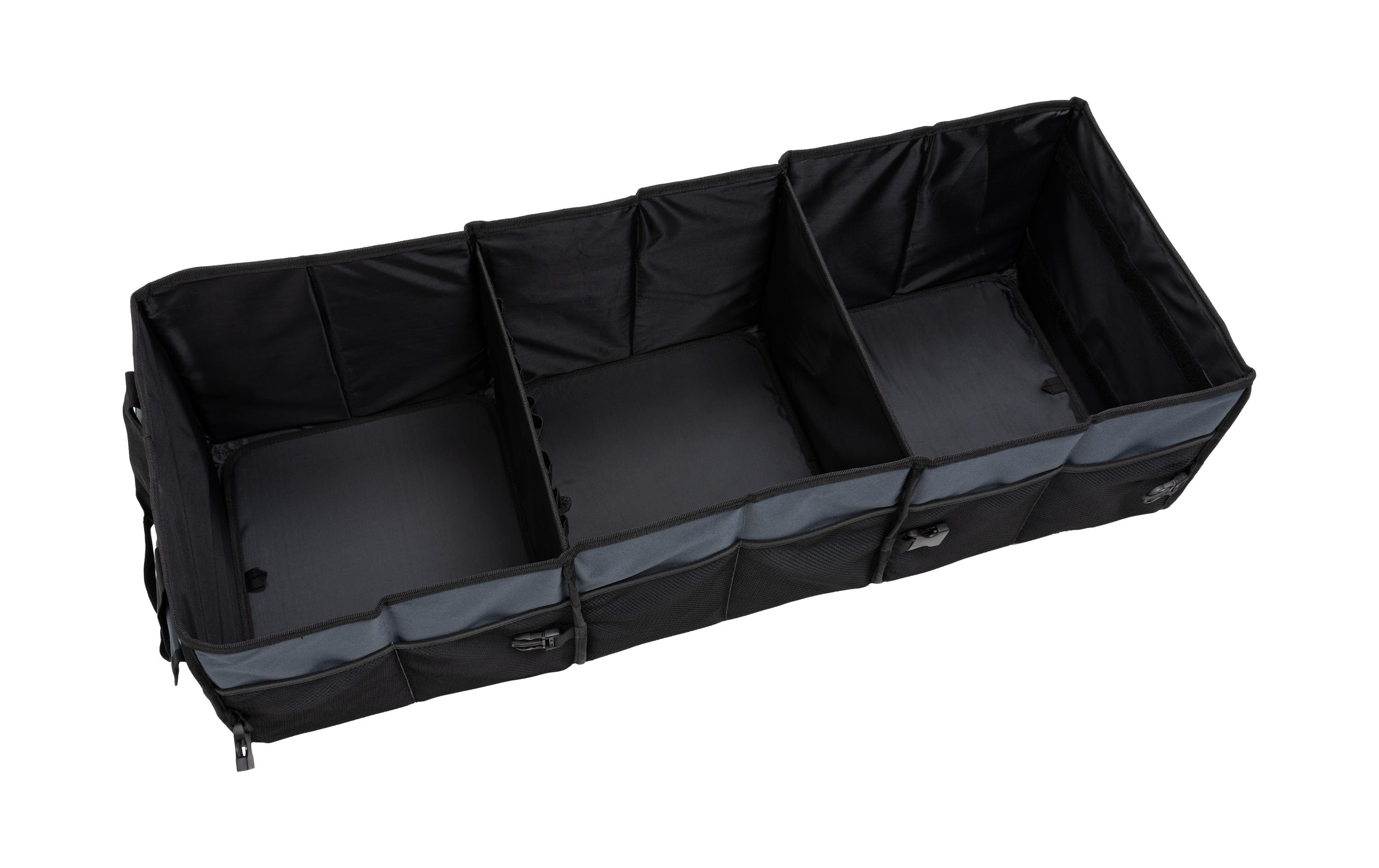 FTM Organizer Kofferraum mit Kühltasche, Dunkelgrau