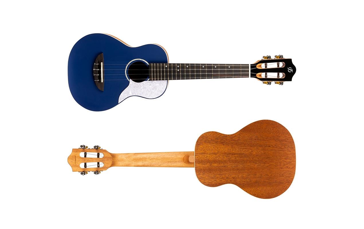 Flight Ukulele Concert – Solid Spruce – Blau