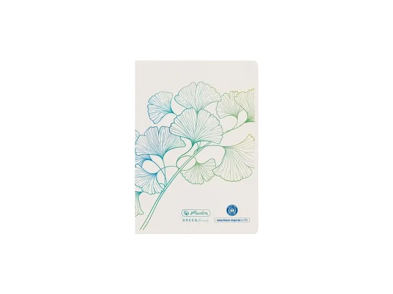 Herlitz GREENline Ginkgo A6, Liniert, Ginkgo Herlitz GREENline Ginkgo A6, Liniert, Ginkgo