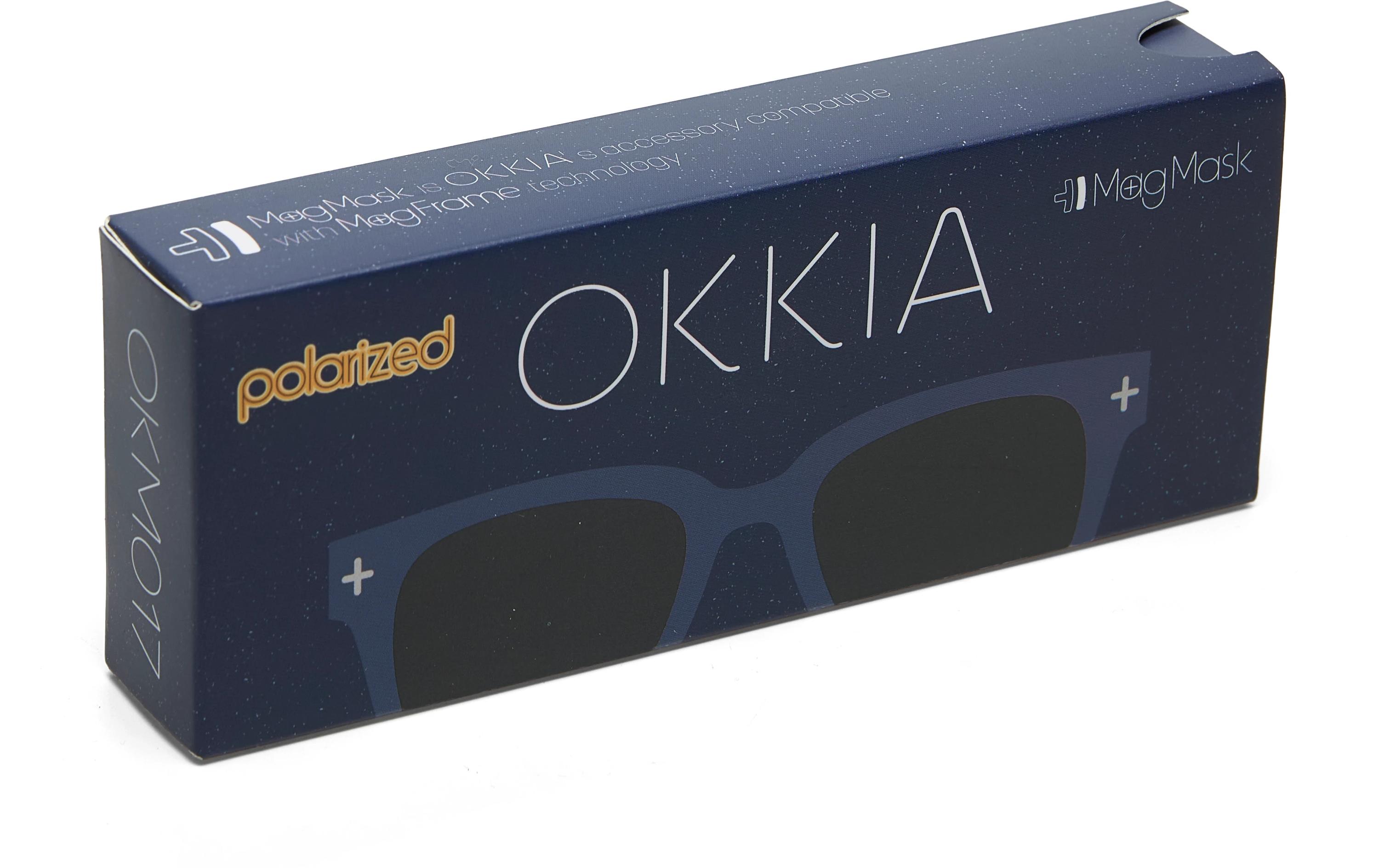 OKKIA Magnet Sonnenbrillenclip Midnight Blue