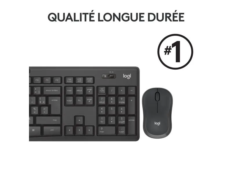 Logitech Tastatur-Maus-Set MK295 Graphite CH-Layout Logitech Tastatur-Maus-Set MK295 Graphite CH-Layout