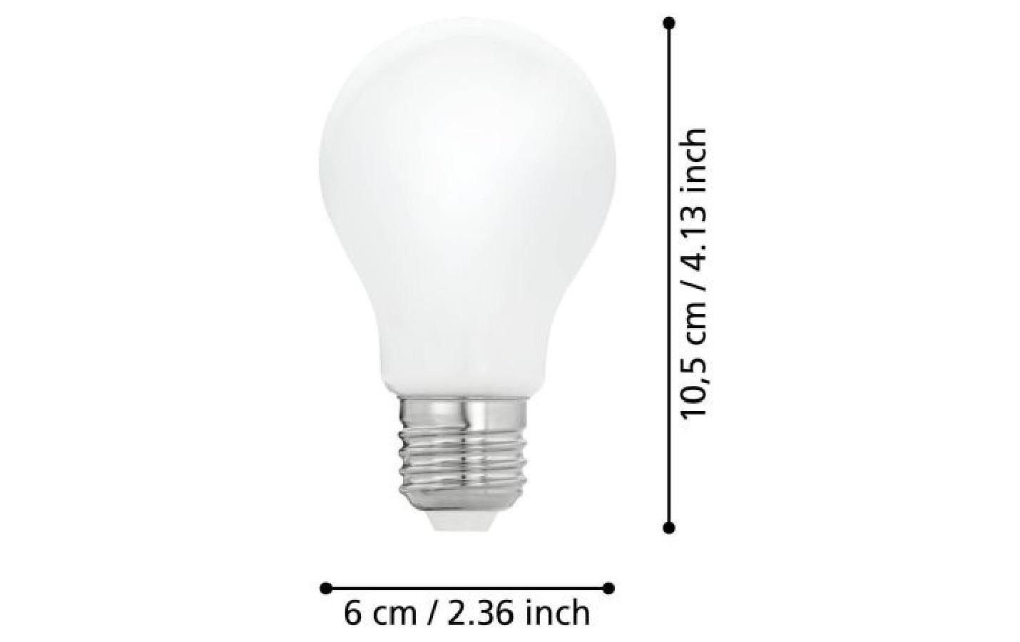 EGLO Leuchten Lampe 12 W E27 Warmweiss
