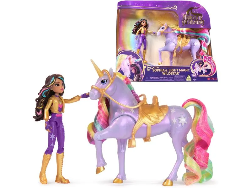 Spinmaster Unicorn Academy Sophia & Light Magic Wildstar Spinmaster Unicorn Academy Sophia & Light Magic Wildstar