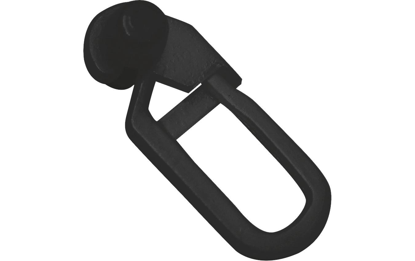 Gardinia Rollringe Thasos, 20-er Verpackung Schwarz