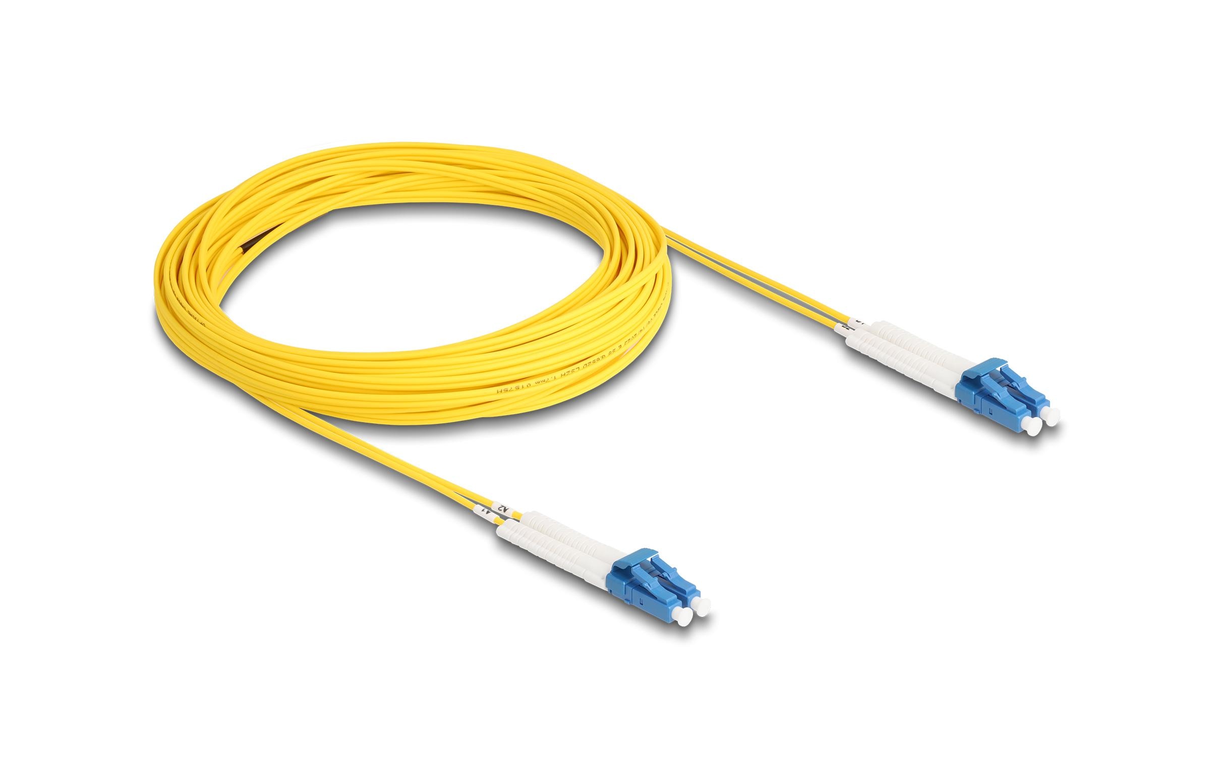 Delock LWL-Patchkabel Singlemode LC – LC, OS2, Duplex, 10 m