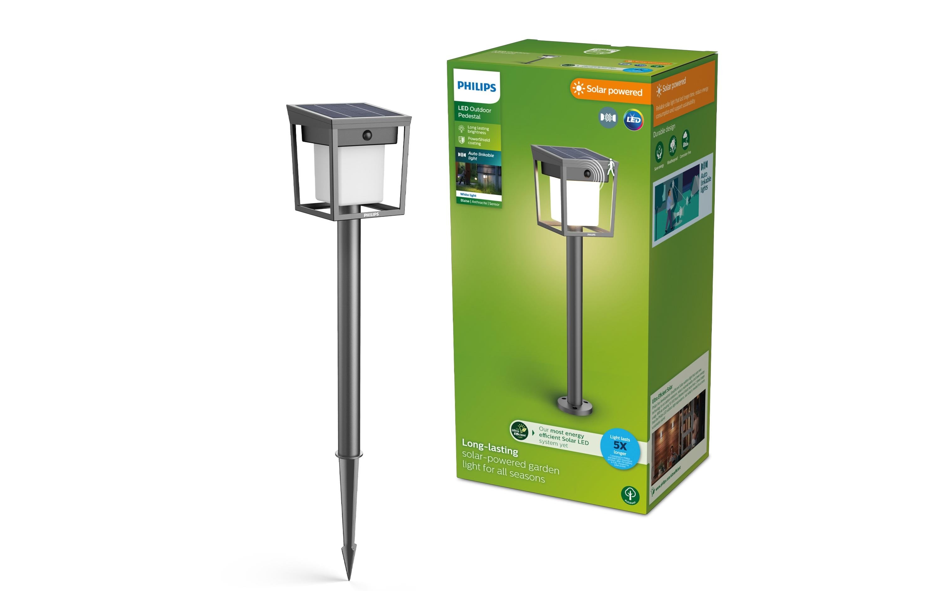 Philips Blaise Sockel Solar UE Link 3000K anthrazit