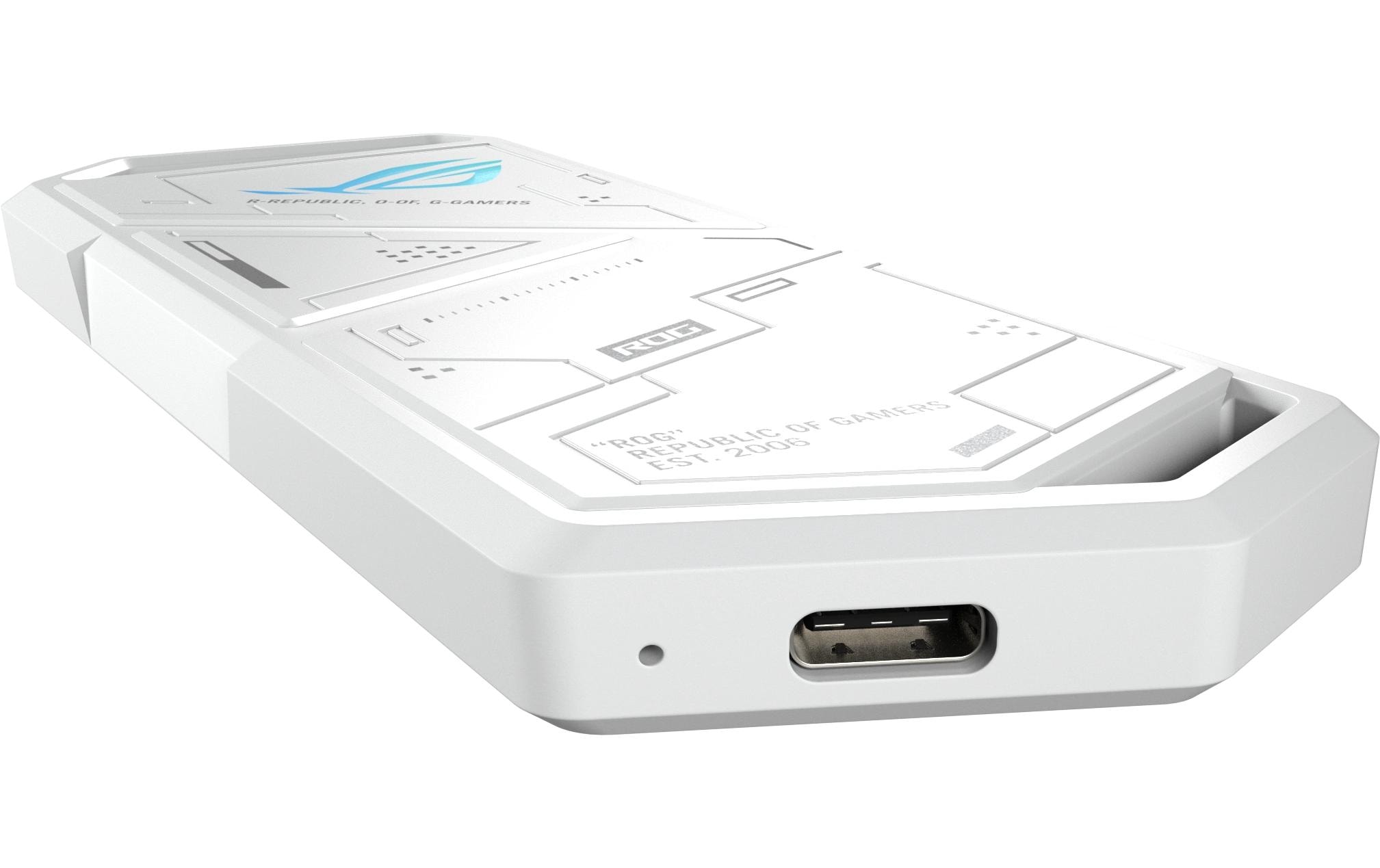 ASUS Externes Gehäuse ROG Strix Arion White Edition M.2