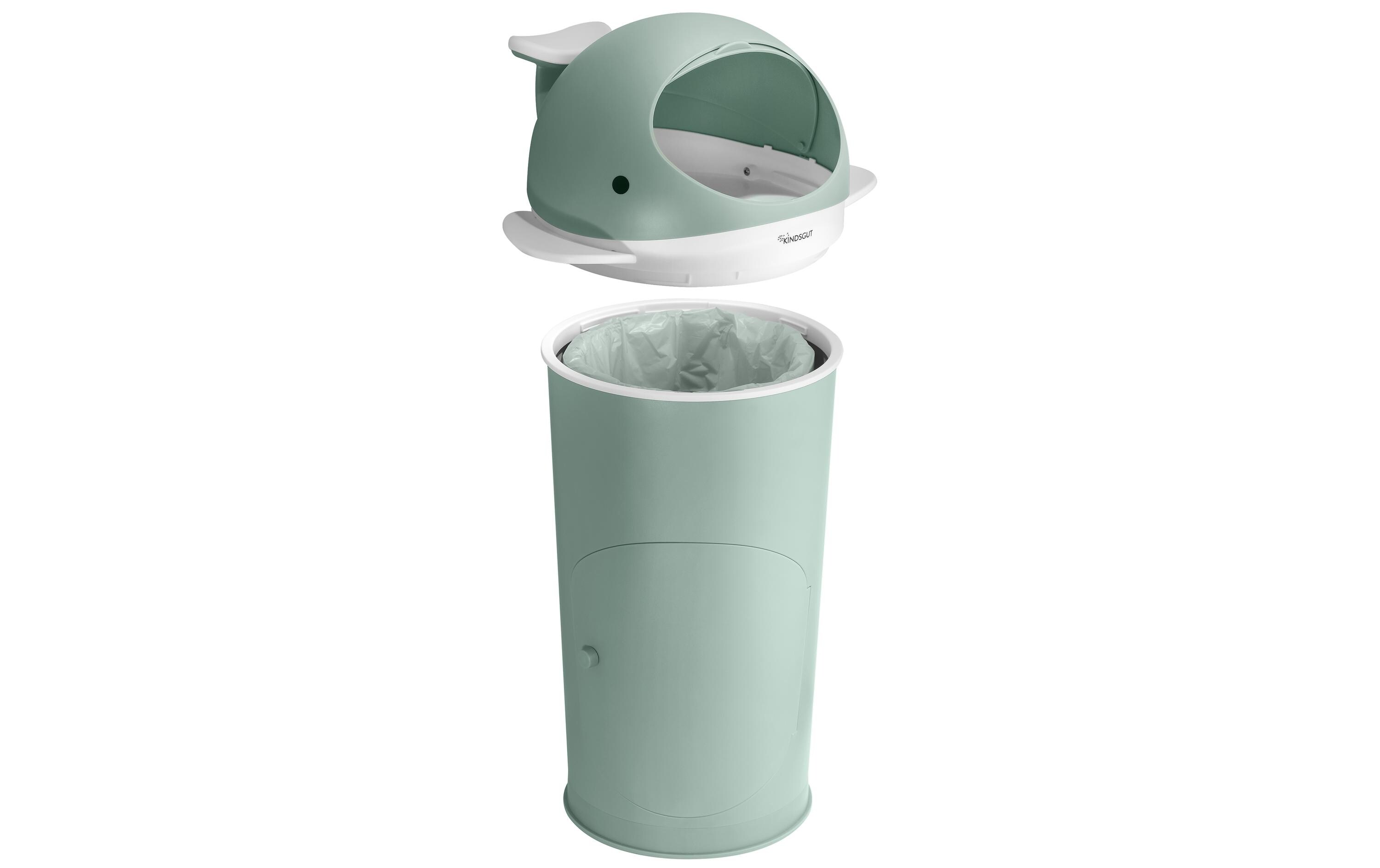 Kindsgut Windeleimer Wal Aquamarin