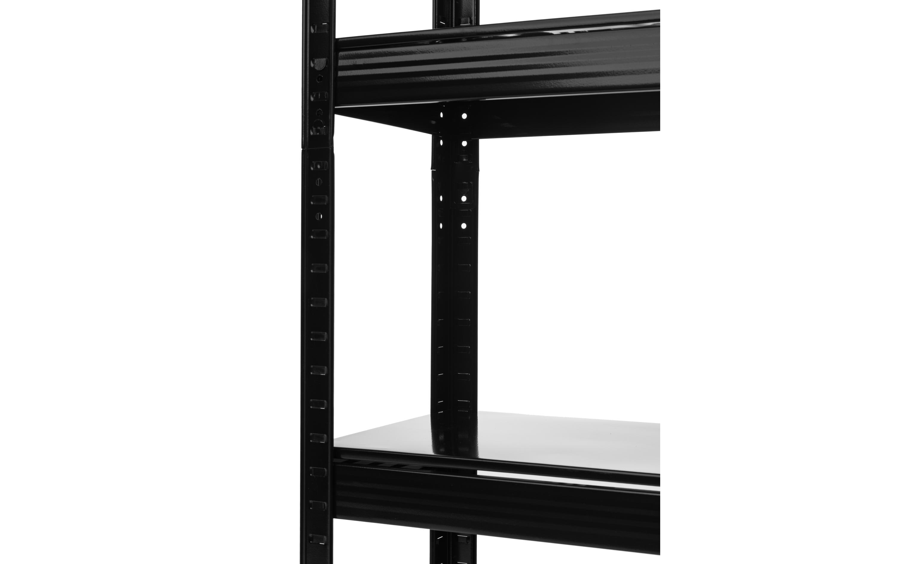 STRUCT Schwerlastregal Schwarz mit 5 Tablaren STRUCT Schwerlastregal Schwarz mit 5 Tablaren