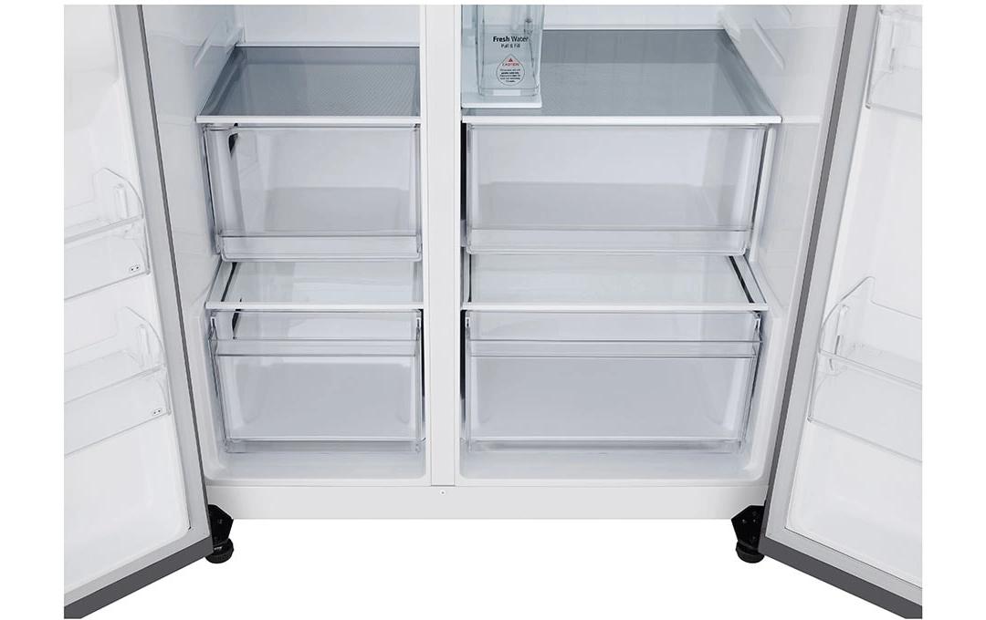 LG Foodcenter GSJC41PYPE Silber LG Foodcenter GSJC41PYPE Silber