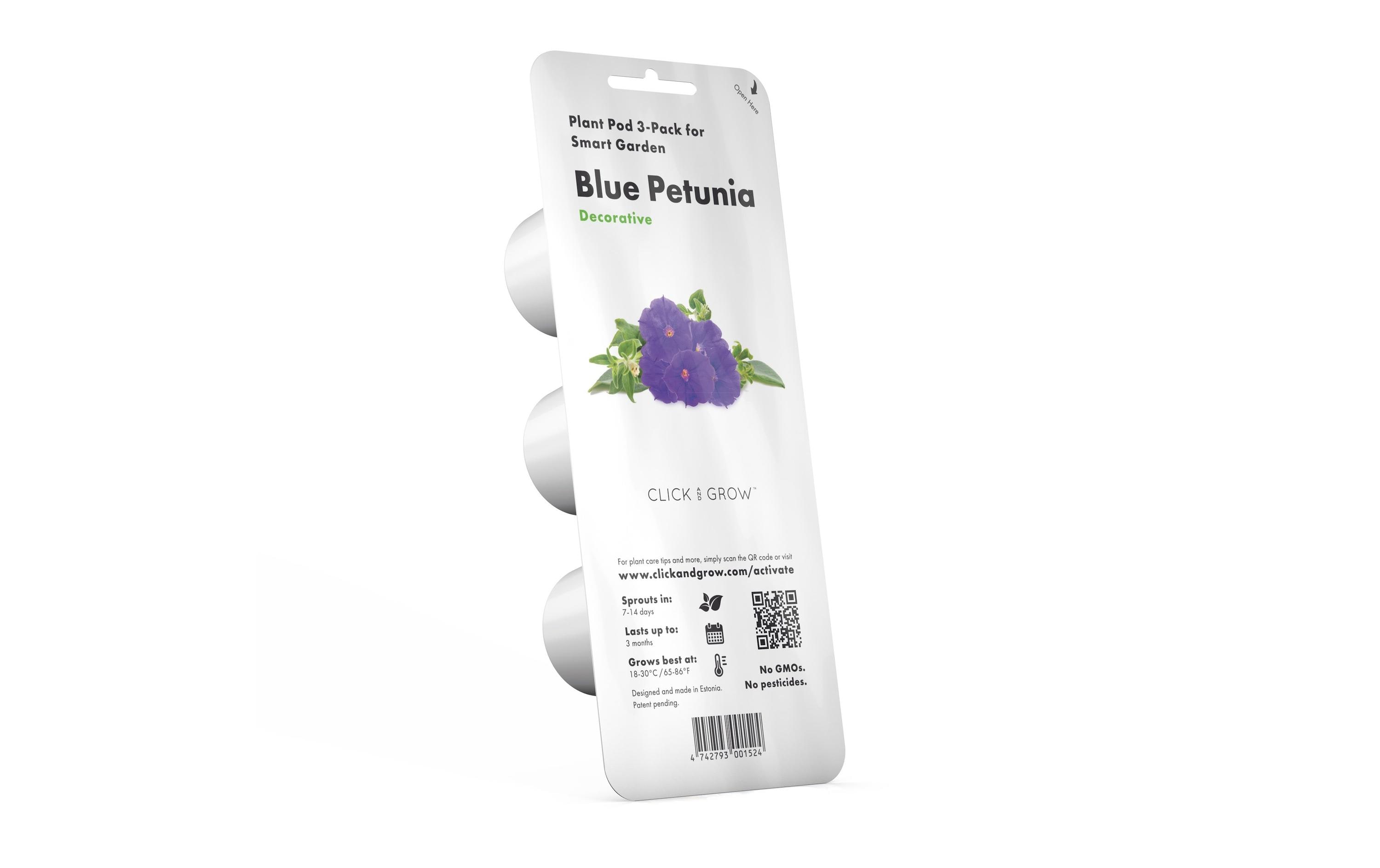 Click and Grow Saatgut Blaue Petunie 3er-Pack