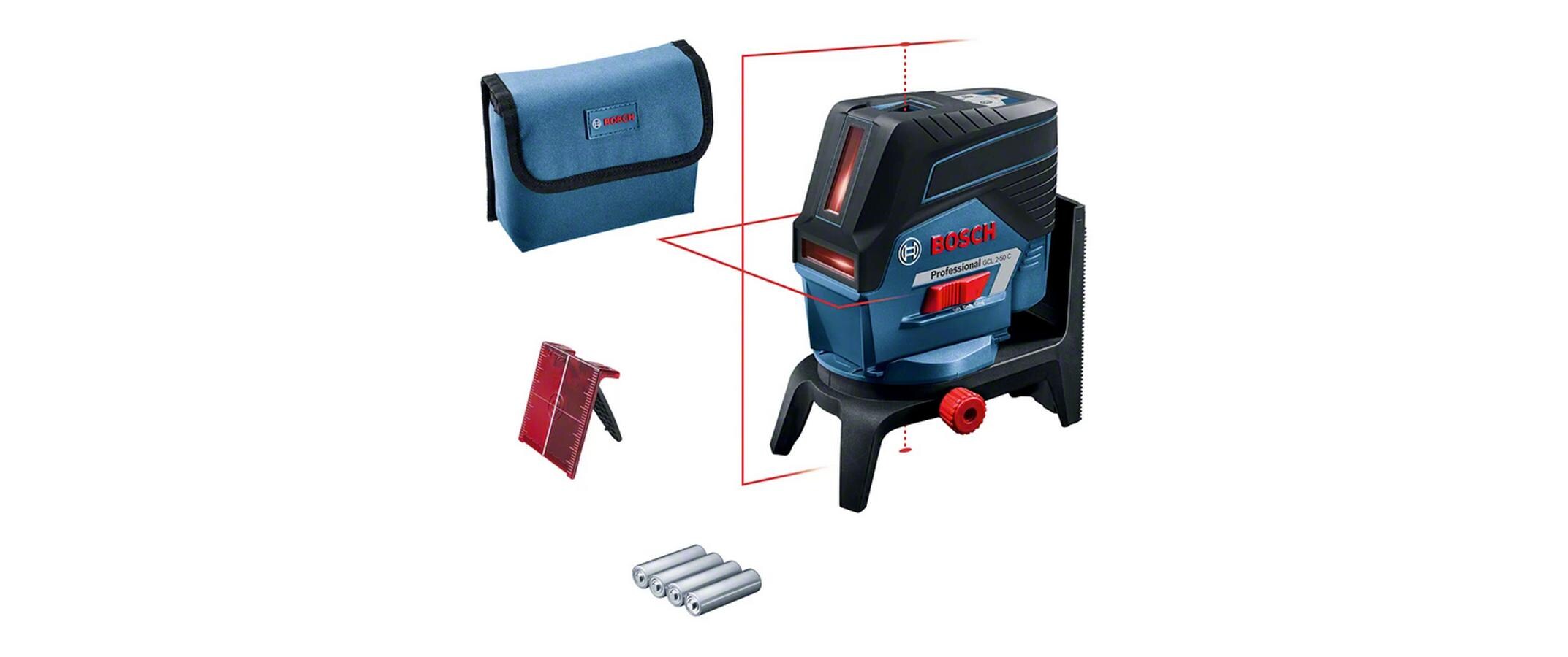 Bosch Professional Kombilaser GCL 2-50 C, 20 m