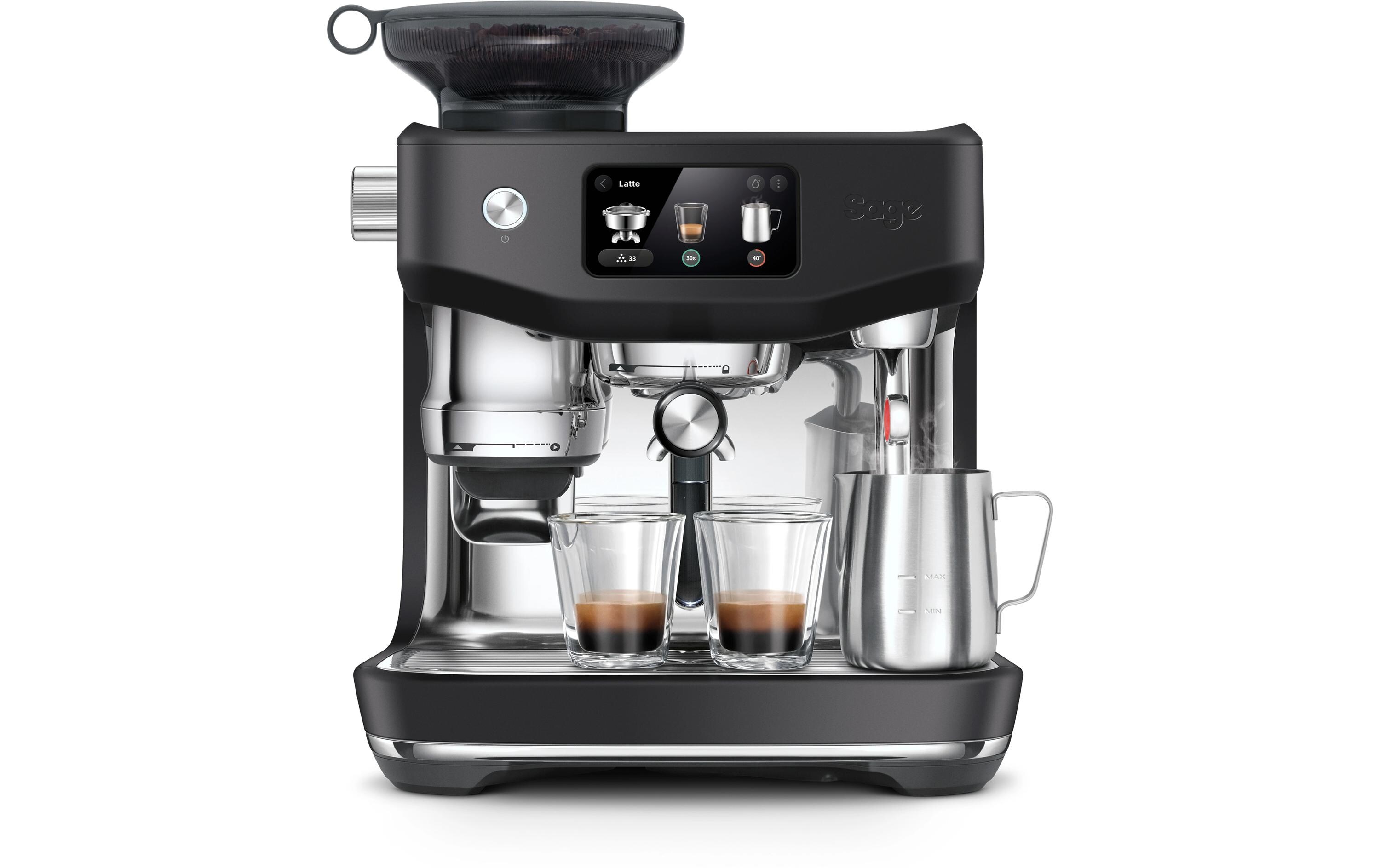 Sage Siebträgermaschine Oracle Jet SES985 Trüffelschwarz