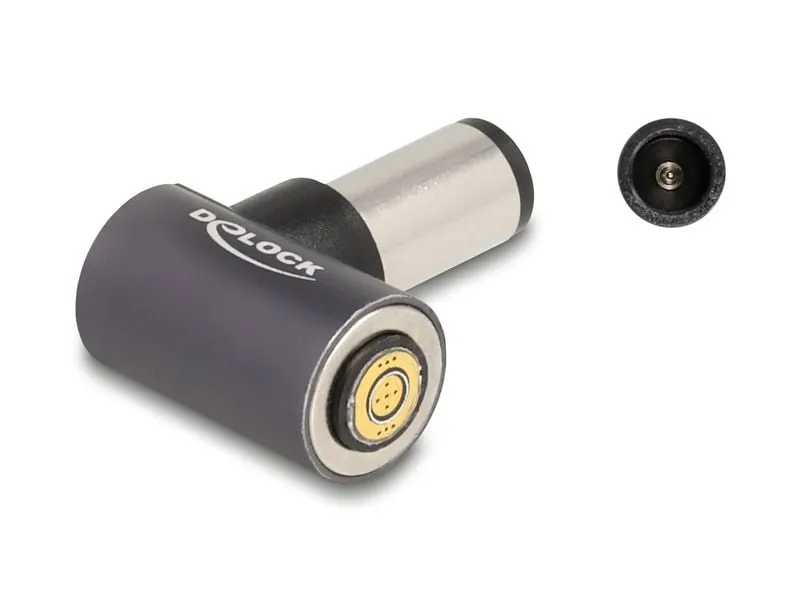 Delock Adapter 7.4 x 5.0 mm Stecker zu magnetischem 8 Pin Konnektor Delock Adapter 7.4 x 5.0 mm Stecker zu magnetischem 8 Pin Konnektor