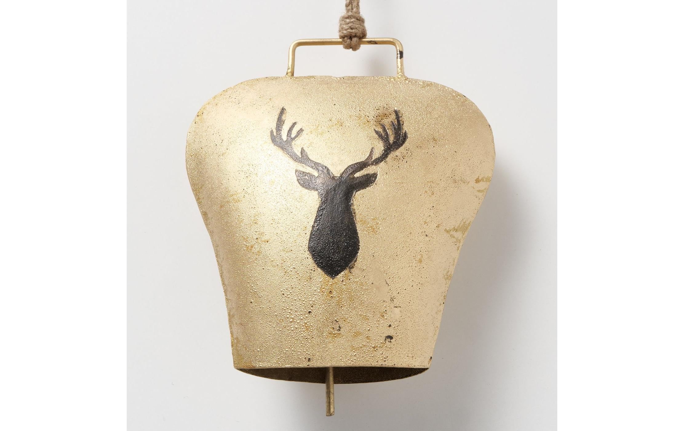 Boltze Aufsteller Kuhglocke Vilbert Metall, 18 x 20 cm