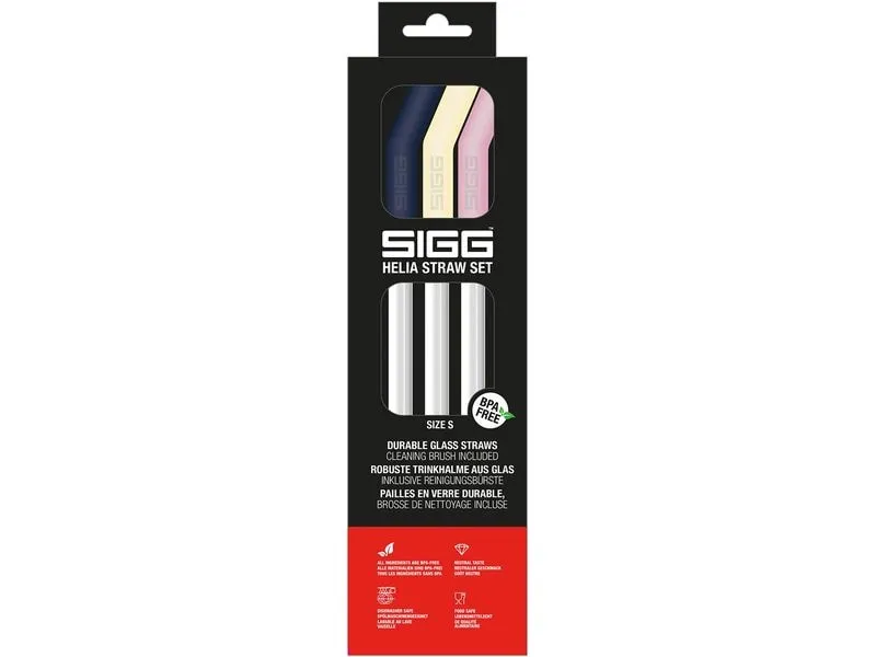 Sigg Trinkhalme Set Helia Night small Mehrfarbig