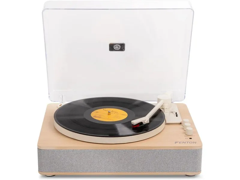 Fenton Plattenspieler mit Bluetooth RP162S Ahorn