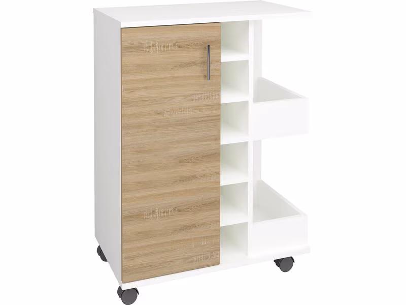 VCM Küchenwagen Esilo M 63 x 85 x 40 cm, Sonoma-Eiche VCM Küchenwagen Esilo M 63 x 85 x 40 cm, Sonoma-Eiche