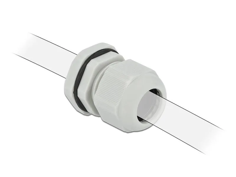 Delock Kabelverschraubung PG11, 22 mm 10 Stück, grau