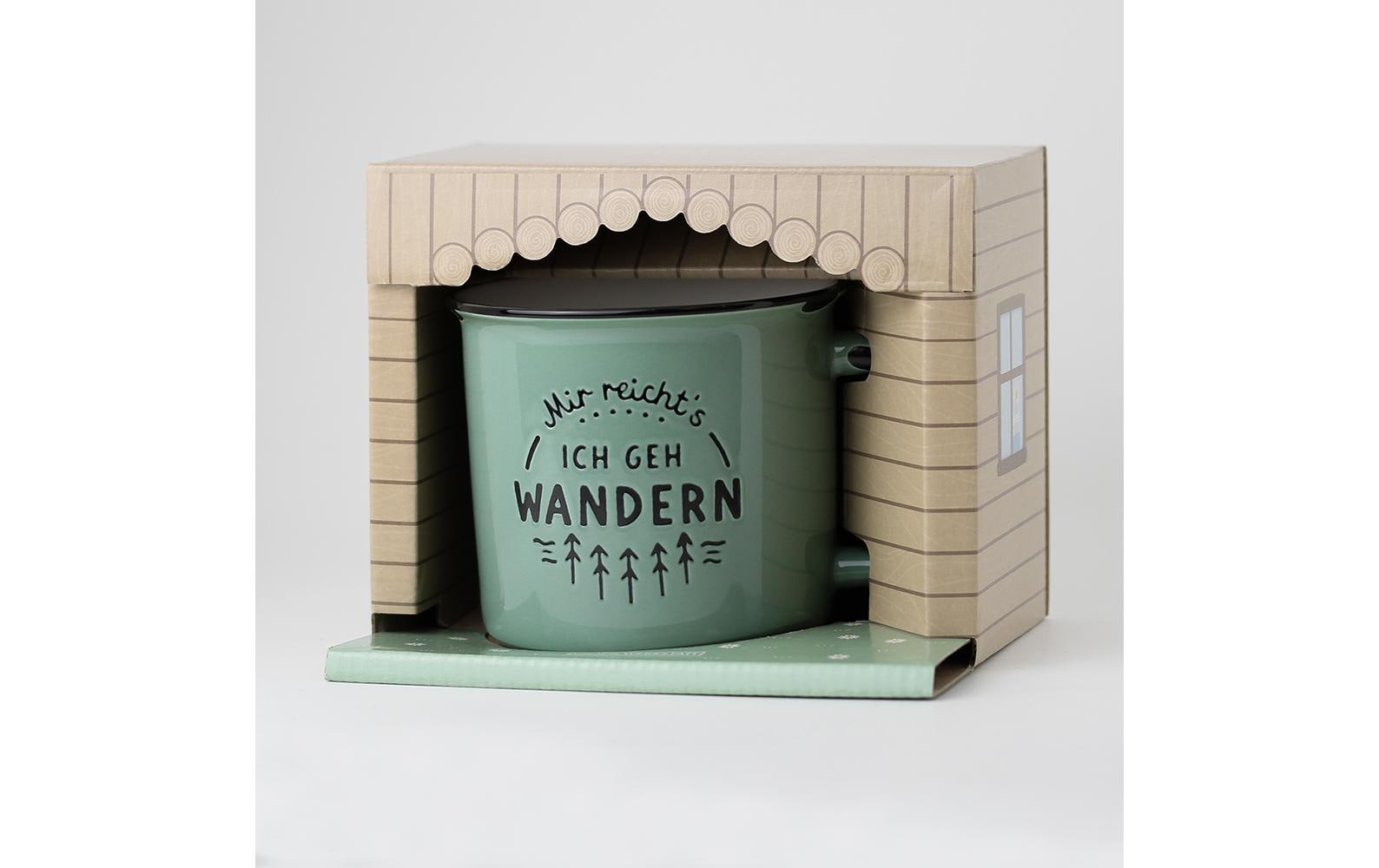 Grafik Werkstatt Vintage Becher Bergglück, Mir reicht's