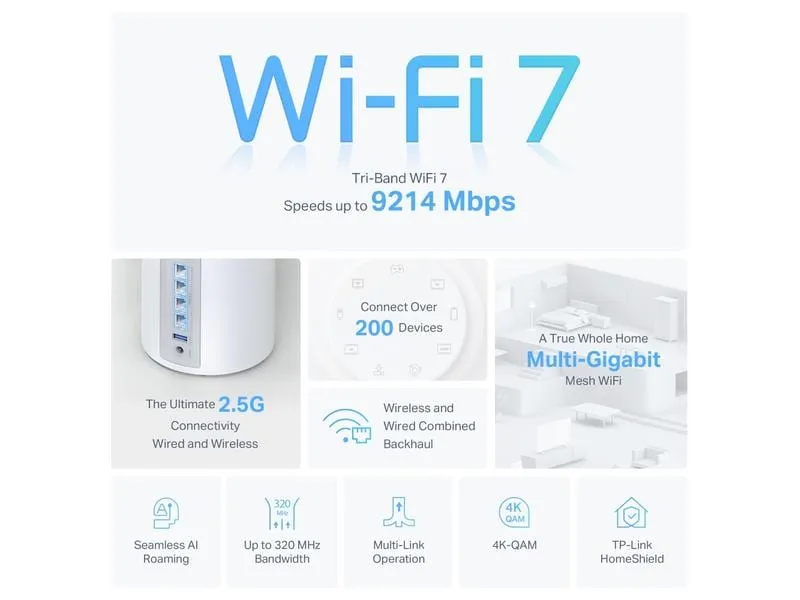 TP-Link Mesh-System Deco BE65 Einzeladapter TP-Link Mesh-System Deco BE65 Einzeladapter