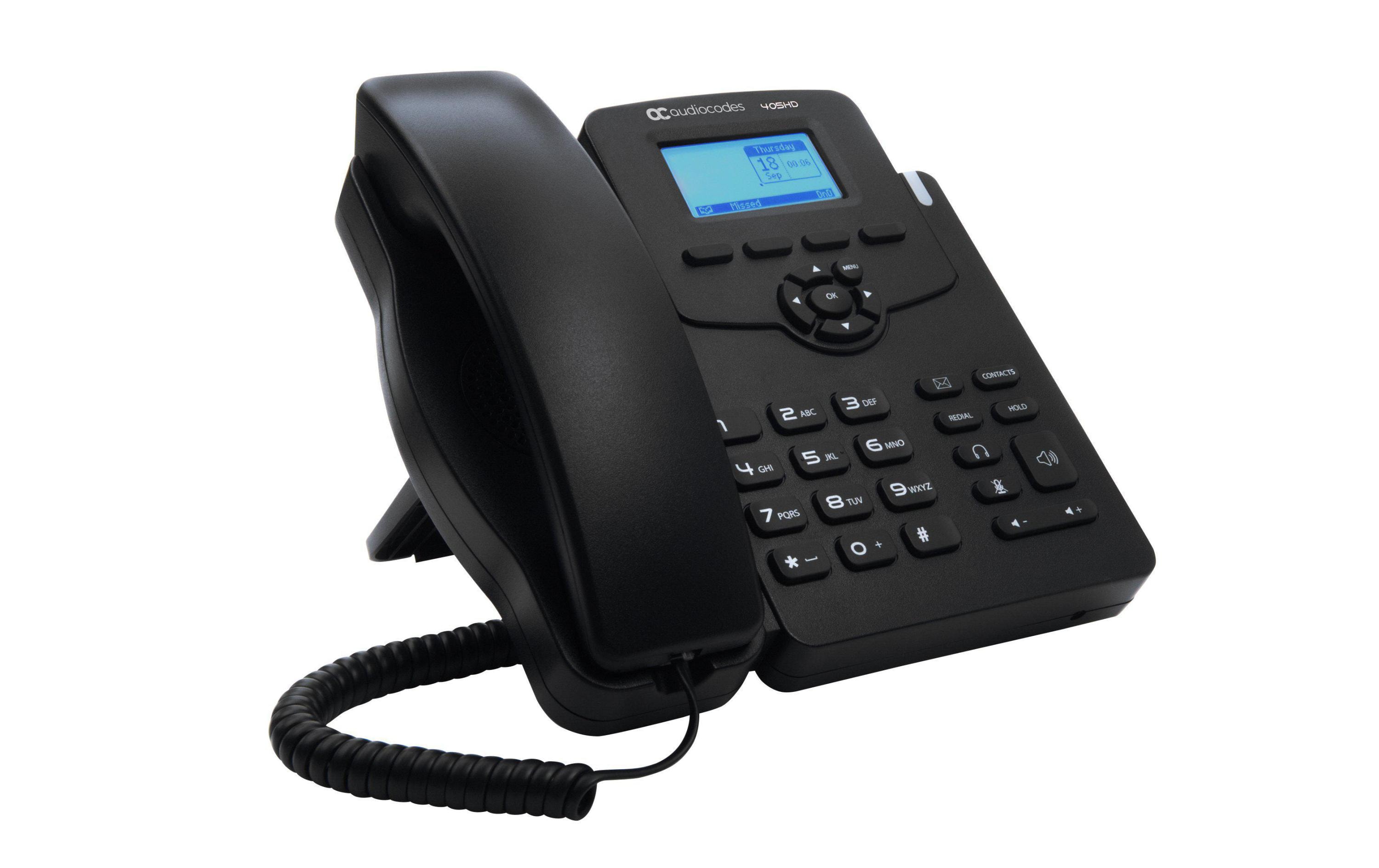 Audiocodes Tischtelefon 405HD Skype for Business Schwarz Audiocodes Tischtelefon 405HD Skype for Business Schwarz