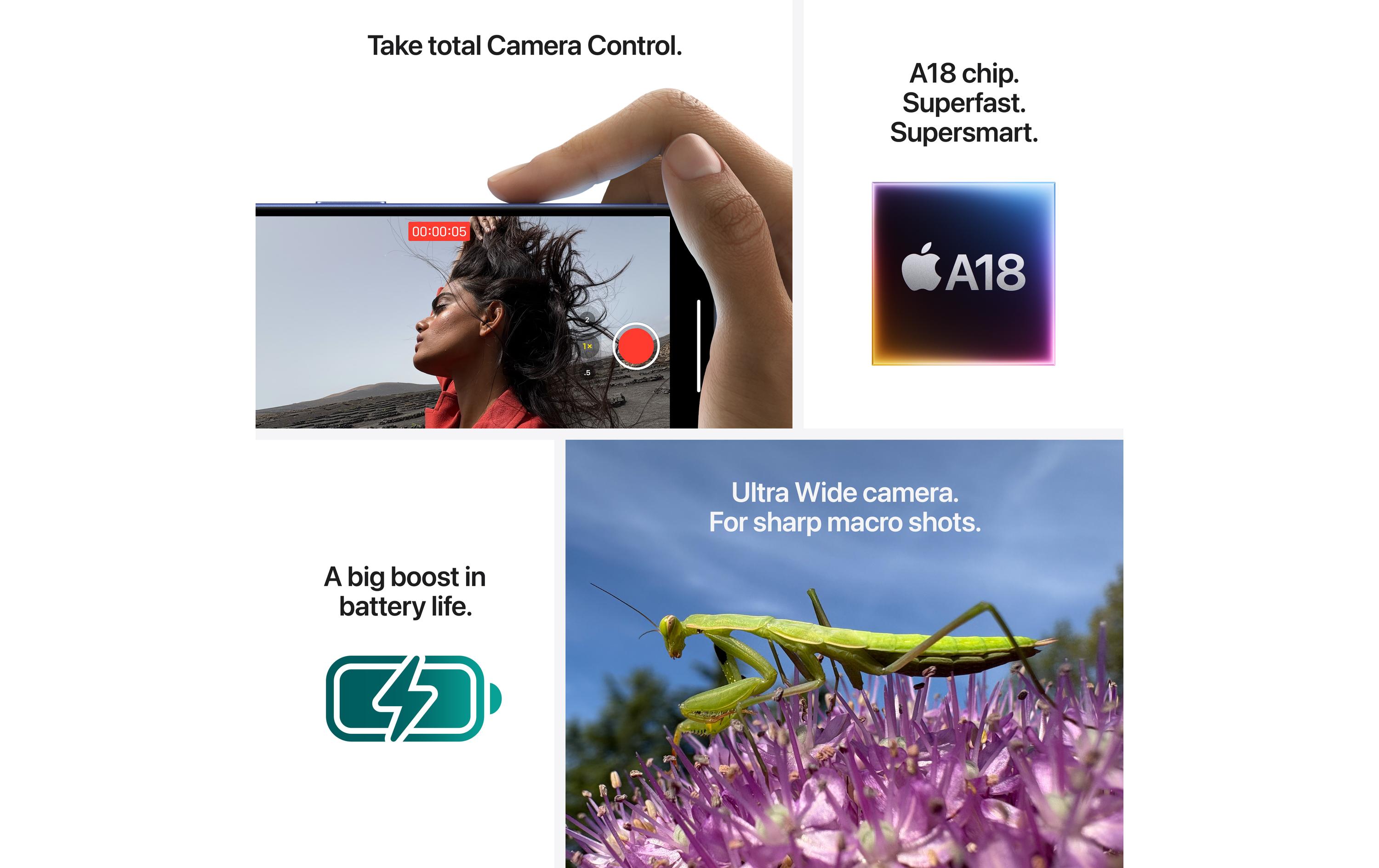 Apple iPhone 16 128 GB Schwarz