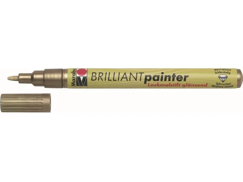 Marabu Permanent-Marker BRILLIANT painter Gold Marabu Permanent-Marker BRILLIANT painter Gold