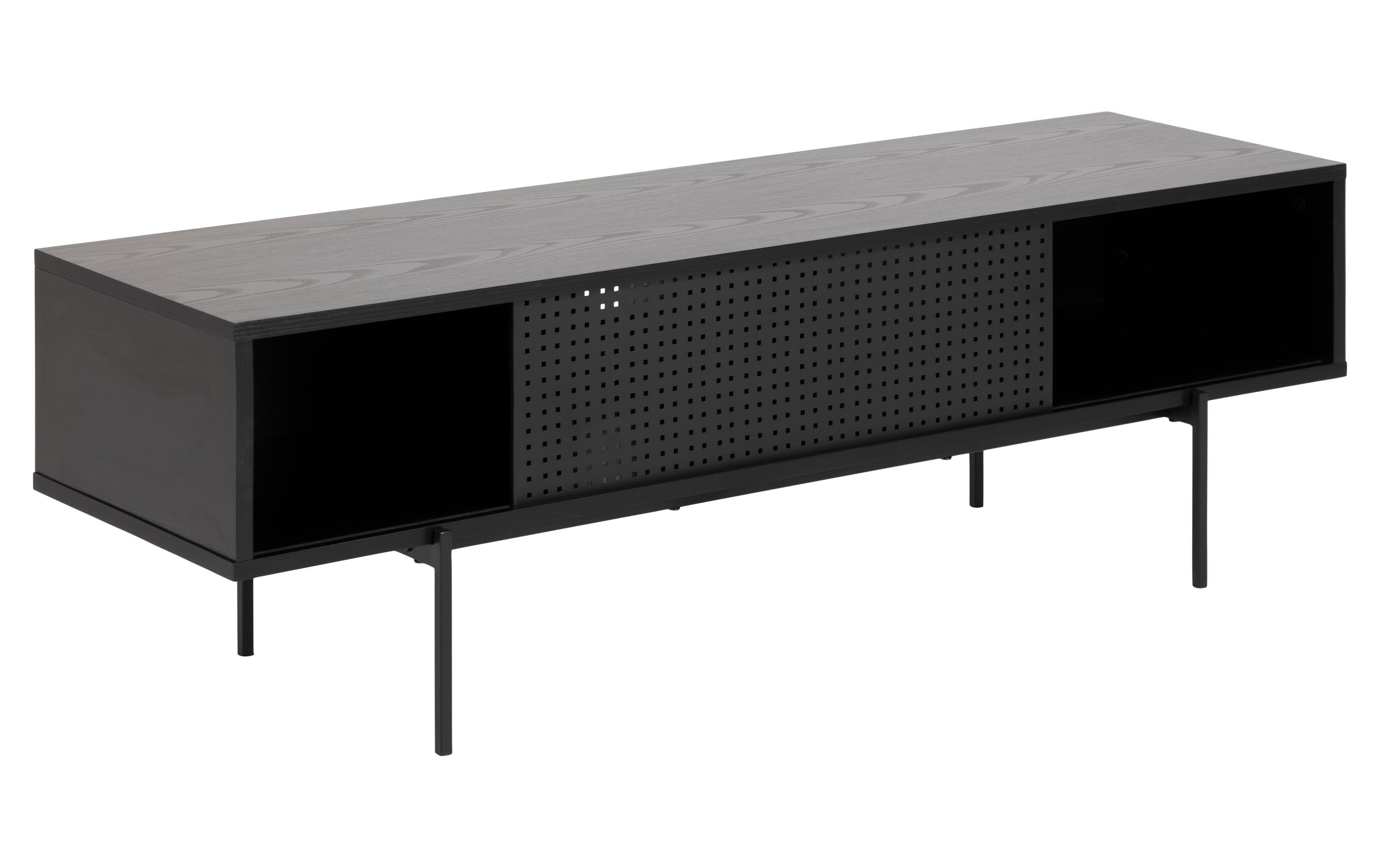 AC Design TV-Möbel Angus 140 x 40 x 44.5 cm, Schwarz
