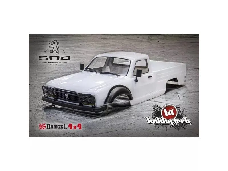 Hobbytech Karosserie Peugeot 504 Pick-Up unlackiert, 1:10 Hobbytech Karosserie Peugeot 504 Pick-Up unlackiert, 1:10