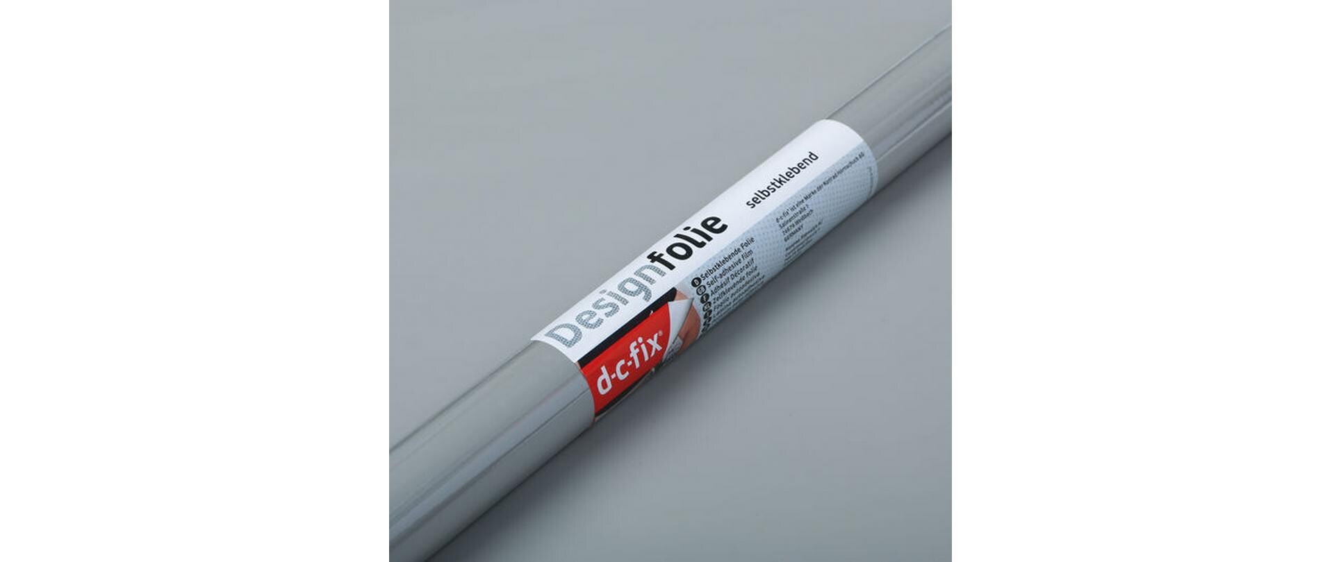 d-c-fix Designfolie Uni Seidenmatt Grau