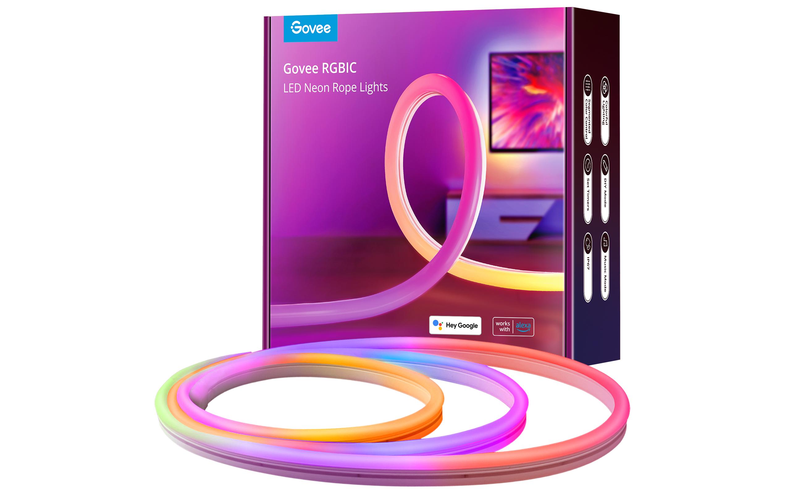 Govee LED Stripe Neon, 3 m, RGBIC, Matter