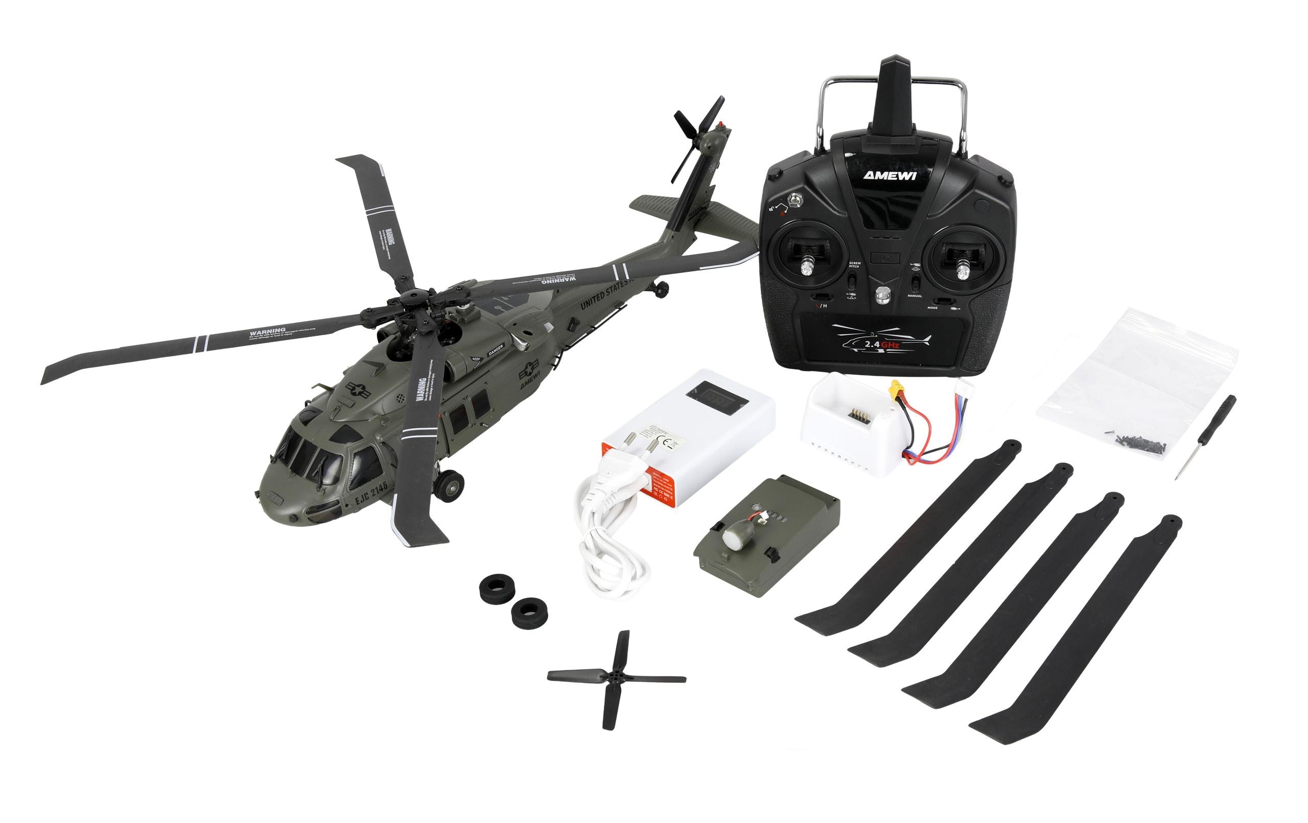 Amewi Helikopter UH60 Black Hawk Marine CP RTF