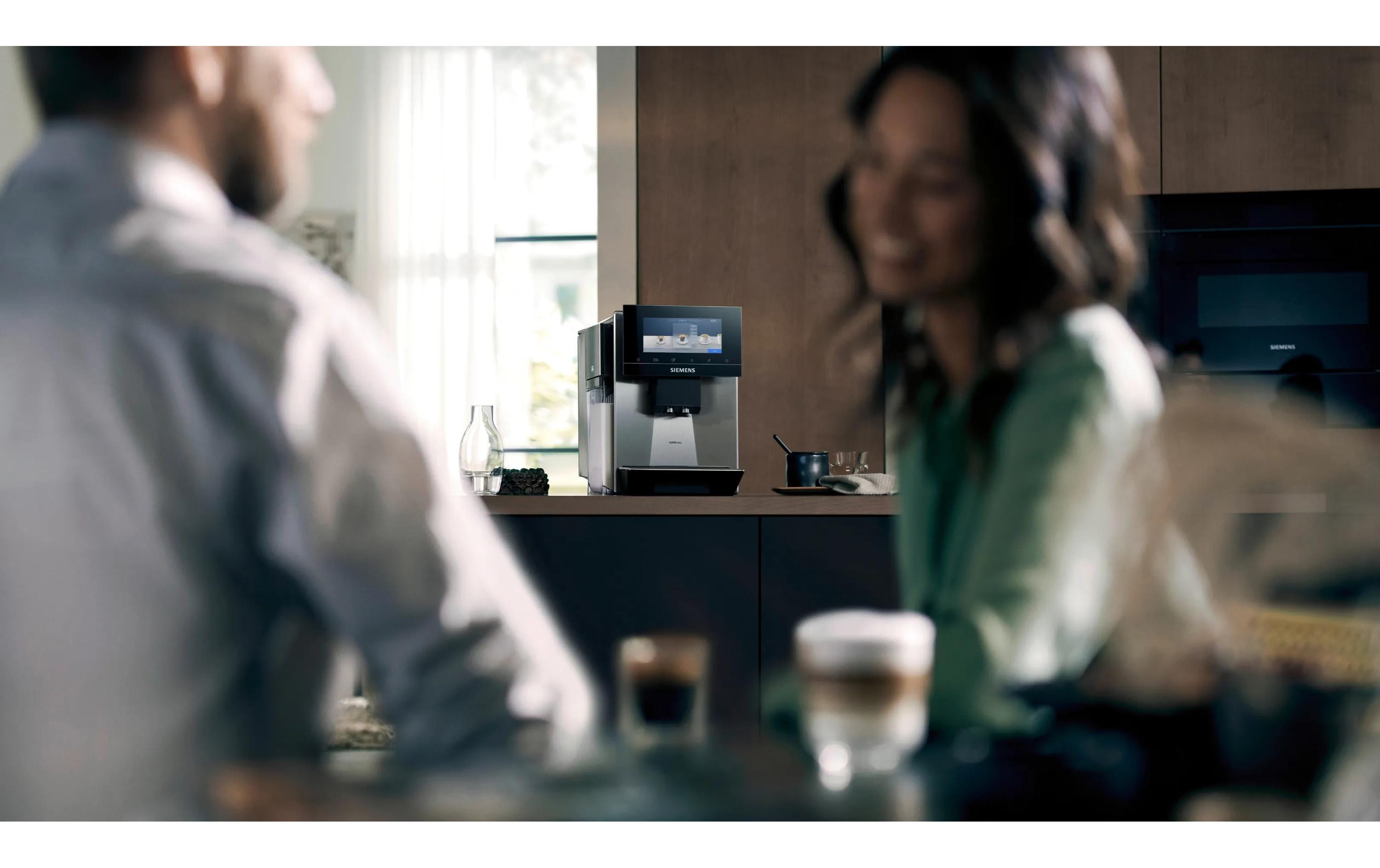 Siemens Kaffeevollautomat EQ900 plus TQ903DZ3 Edelstahl Siemens Kaffeevollautomat EQ900 plus TQ903DZ3 Edelstahl