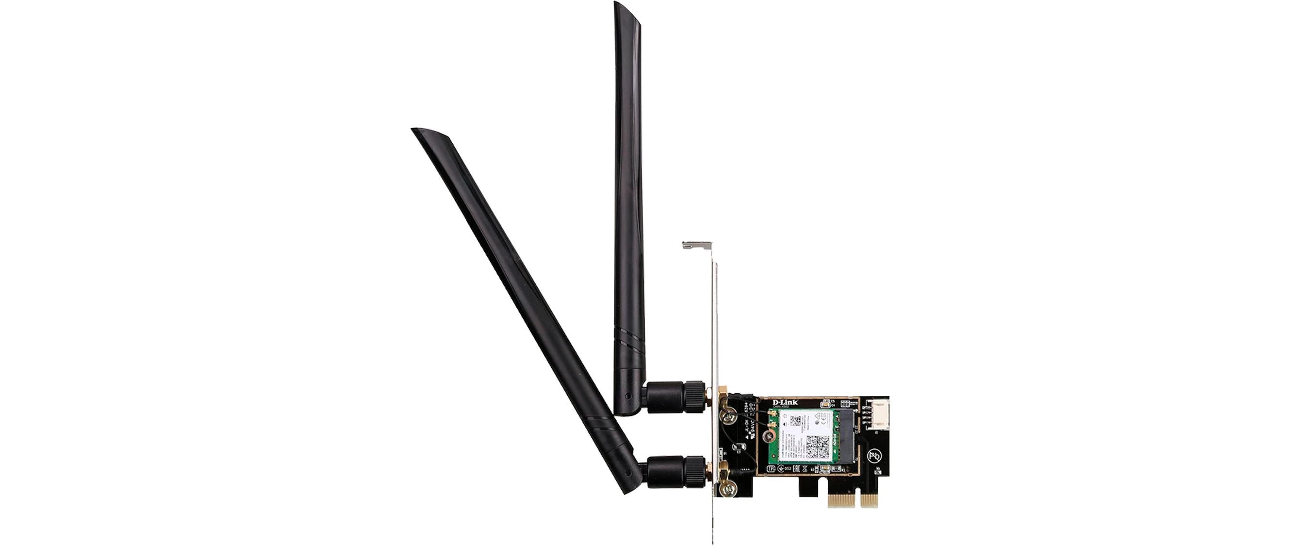 D-Link WLAN-AC PCIe Adapter DWA-X582 mit Bluetooth 5.0 D-Link WLAN-AC PCIe Adapter DWA-X582 mit Bluetooth 5.0