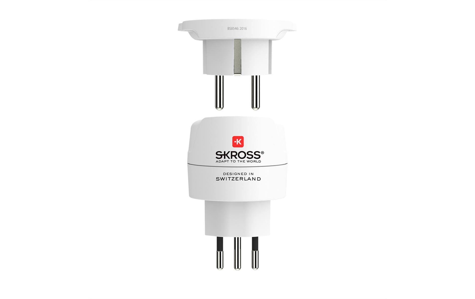 SKROSS Reiseadapter Combo World to CH + IT + BRA