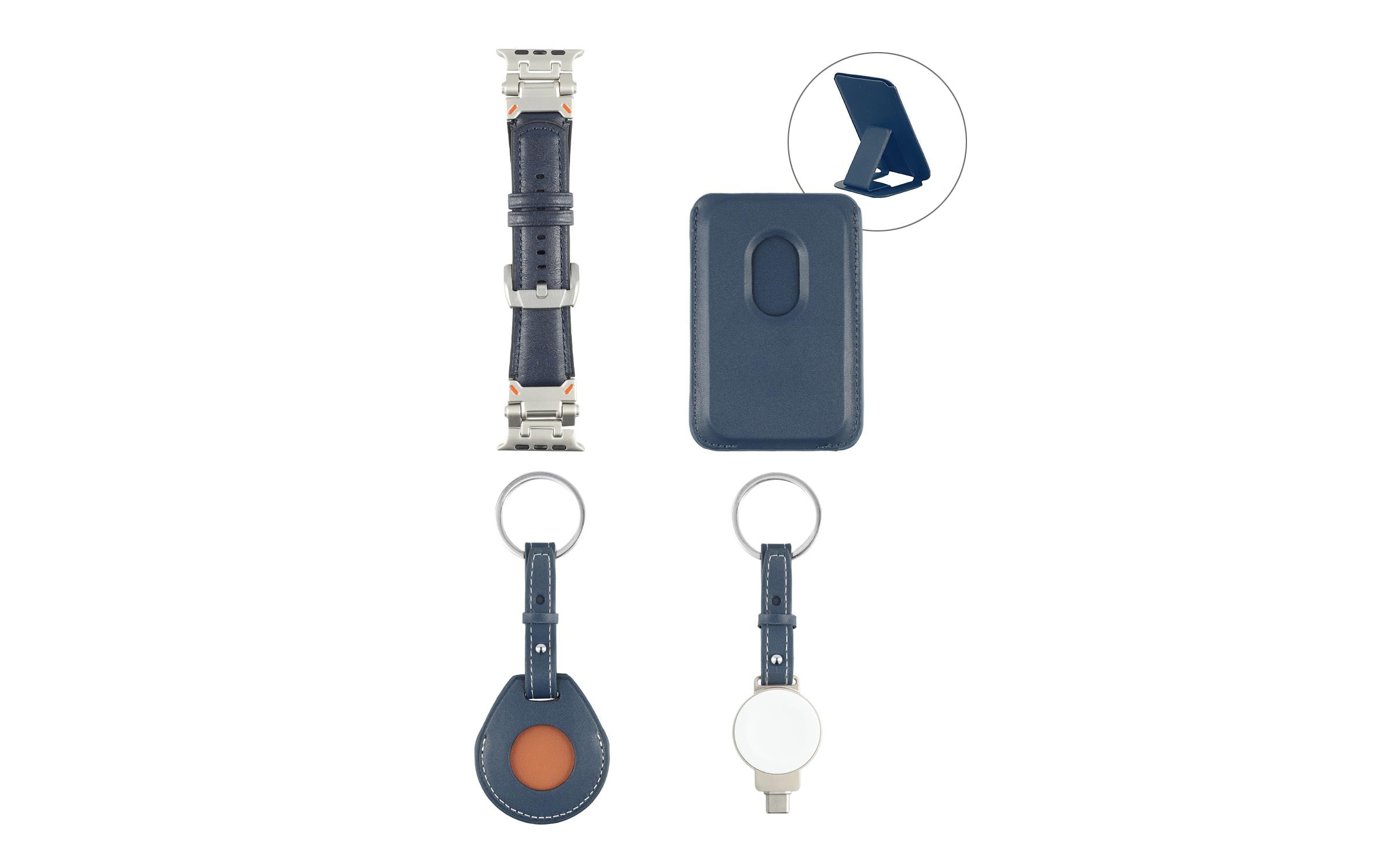 4smarts Style Zubehör-Set 4-teilig Blau