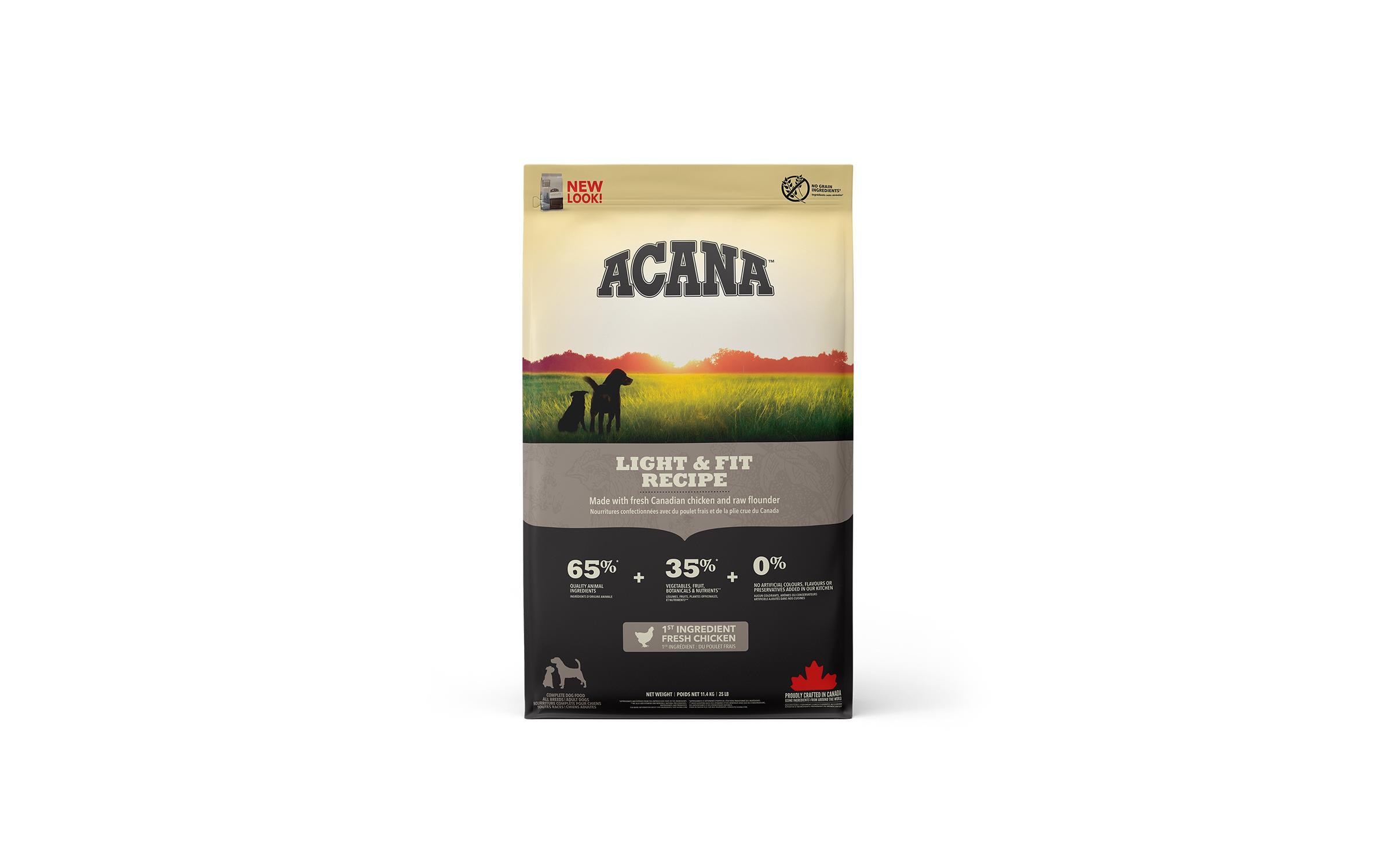 Acana Trockenfutter Light & Fit Recipe, 11.4 kg Acana Trockenfutter Light & Fit Recipe, 11.4 kg