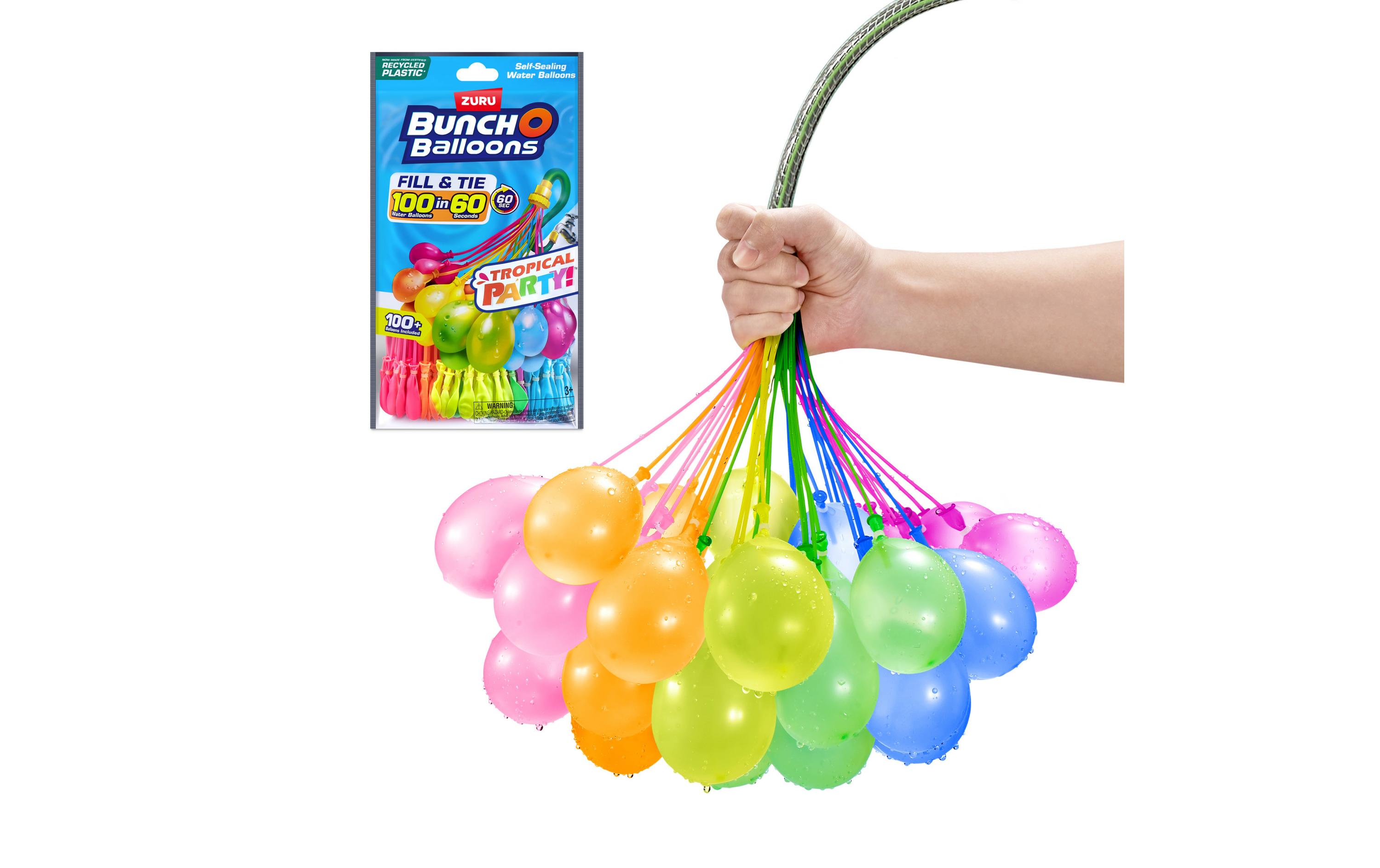 Zuru Bunch O Balloons 3er Pack 100+ 3er-Pack, Mehrfarbig