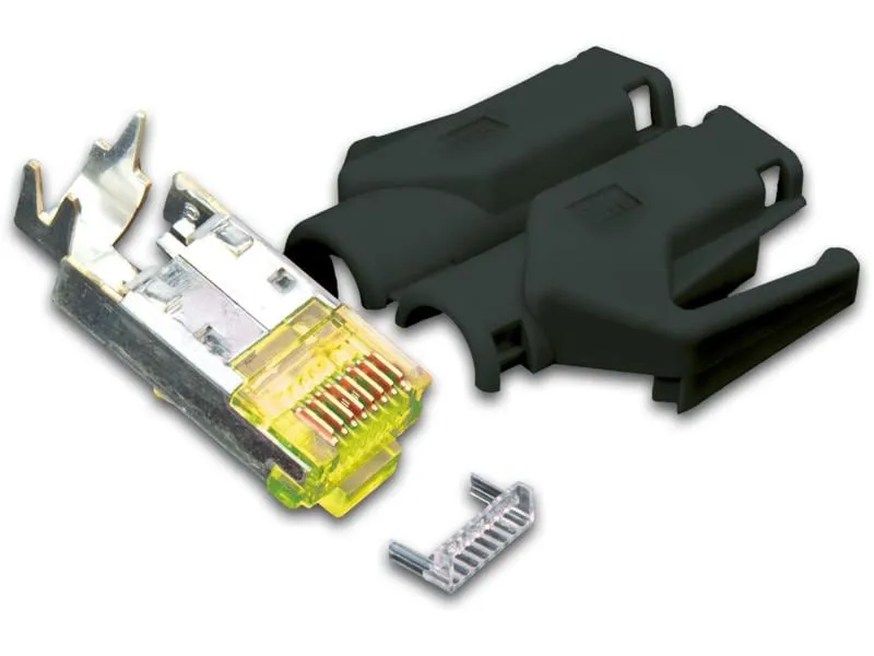 Wirewin Stecker RJ45 Hirose TM31 50 Stück, Schwarz Wirewin Stecker RJ45 Hirose TM31 50 Stück, Schwarz