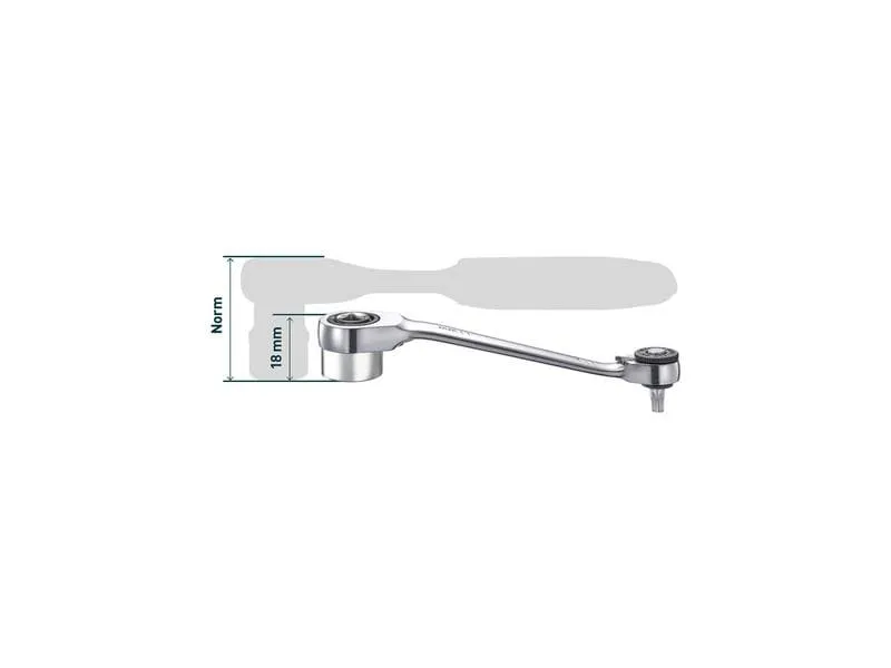 Technocraft Steckschlüssel-Set Slim 1/4 31-Teilig