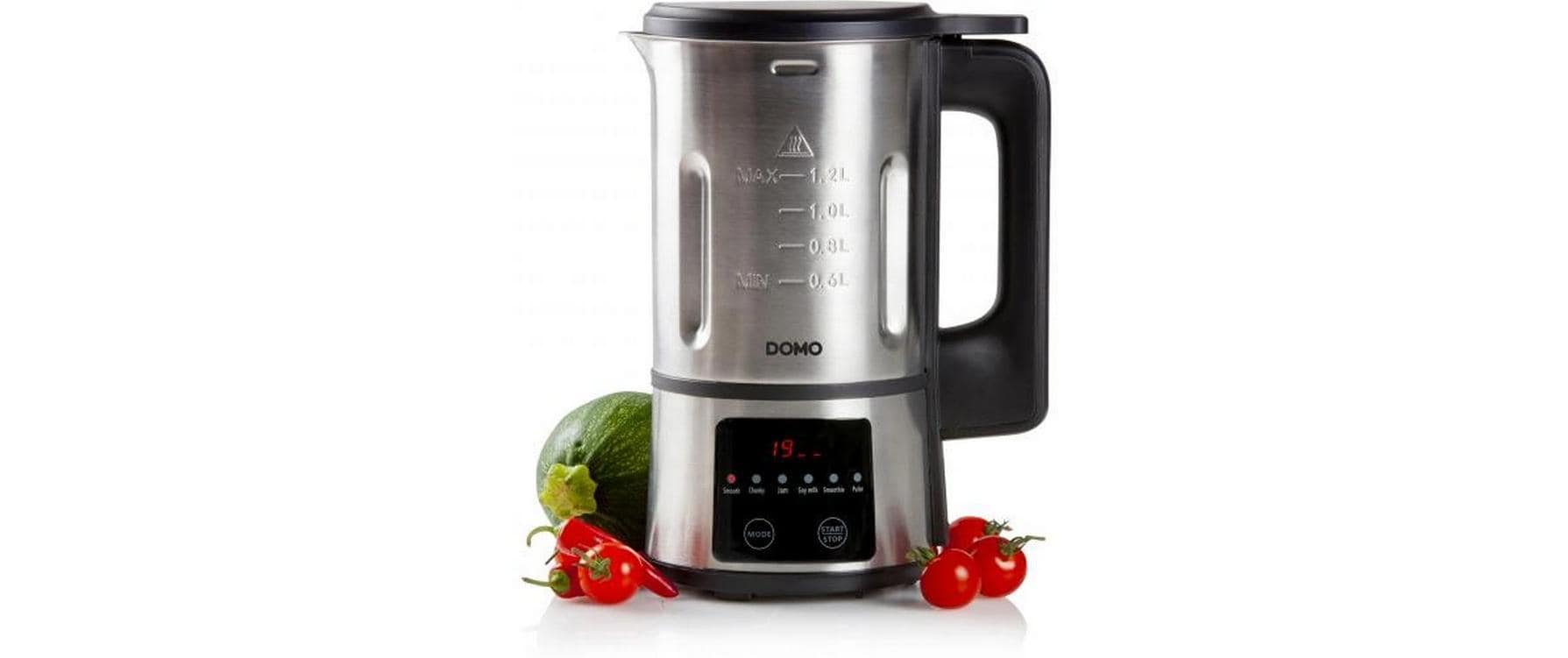 Domo Food Processor DO727BL Silber