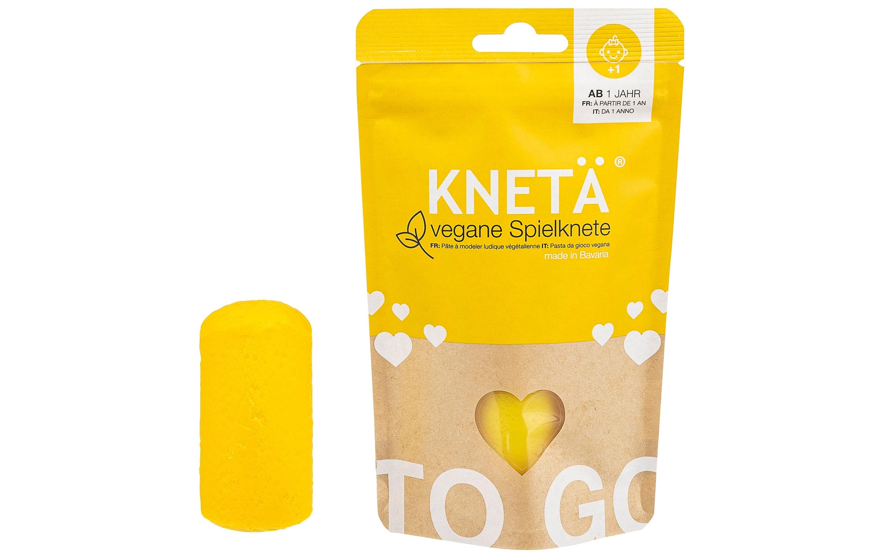 KNETÄ Vegane Spielknete Gelb 100 g KNETÄ Vegane Spielknete Gelb 100 g