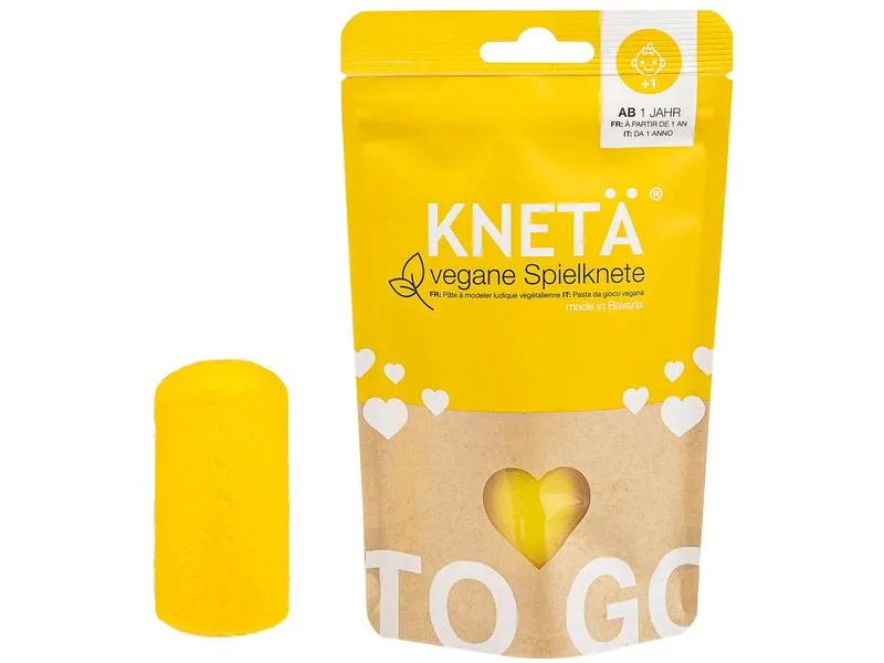 KNETÄ Vegane Spielknete Gelb 100 g KNETÄ Vegane Spielknete Gelb 100 g
